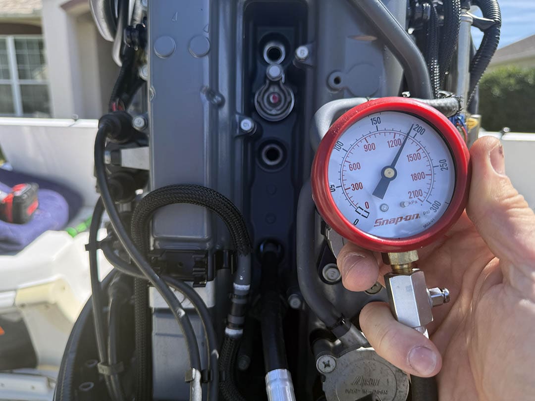 Pre-purchase engine survey, compression testing